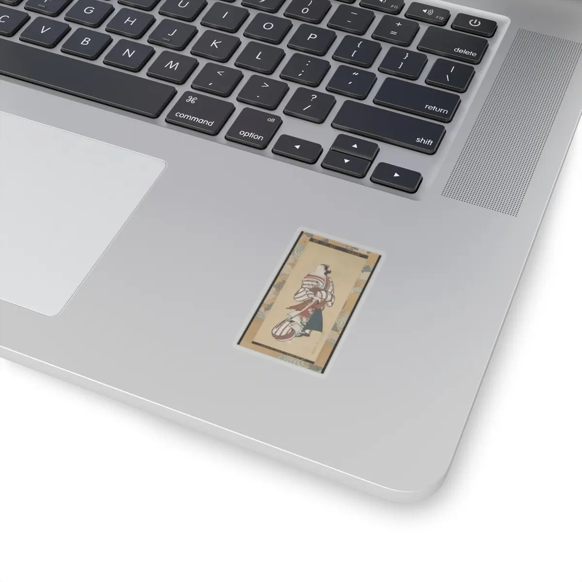 Kaigetsudō Dohan - Standing Courtesan Looking Over Her Shoulder - ca. 1715 v1 - STICKER Vinyl Kiss-Cut Decal