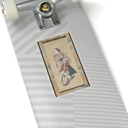 Kaigetsudō Dohan - Standing Courtesan Looking Over Her Shoulder - ca. 1715 v1 - STICKER Vinyl Kiss-Cut Decal