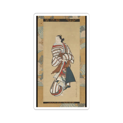 Kaigetsudō Dohan - Standing Courtesan Looking Over Her Shoulder - ca. 1715 v1 - STICKER Vinyl Kiss-Cut Decal