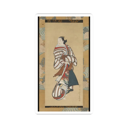 Kaigetsudō Dohan - Standing Courtesan Looking Over Her Shoulder - ca. 1715 v1 - STICKER Vinyl Kiss-Cut Decal