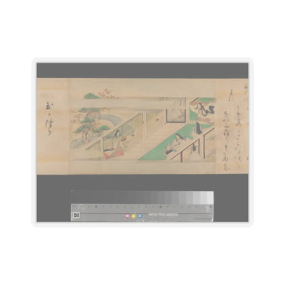 Kaihō Yūsetsu - The Tale of Genji - 17th century v46 - STICKER Vinyl Kiss-Cut Decal