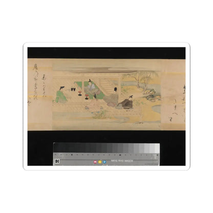 Kaihō Yūsetsu - The Tale of Genji - 17th century v56 - STICKER Vinyl Kiss-Cut Decal