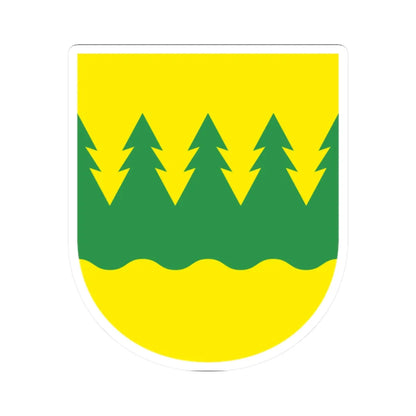 Kainuu.vaakuna (Finland) (Coat of Arms) STICKER Vinyl Kiss-Cut Decal 2 Inch White - The Sticker Space