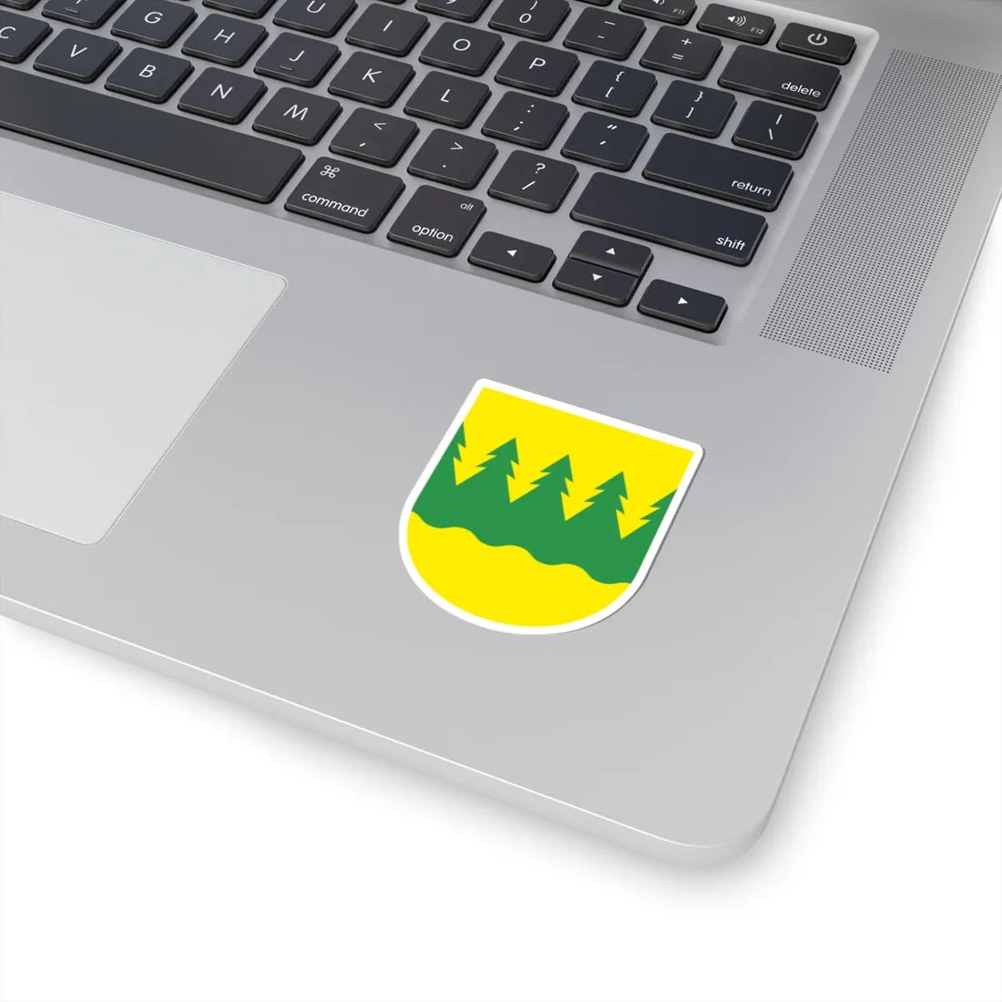 Kainuu.vaakuna (Finland) (Coat of Arms) STICKER Vinyl Kiss-Cut Decal - The Sticker Space
