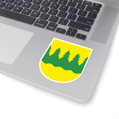 Kainuu.vaakuna (Finland) (Coat of Arms) STICKER Vinyl Kiss-Cut Decal - The Sticker Space