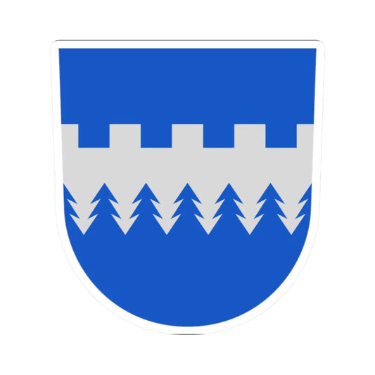 Kajaanin mlk.vaakuna (Finland) (Coat of Arms) STICKER Vinyl Kiss-Cut Decal 2 Inch White - The Sticker Space