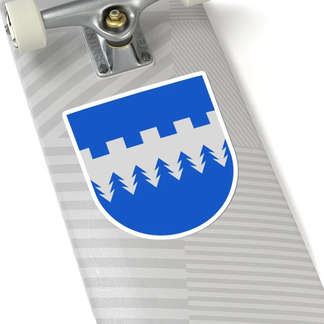 Kajaanin mlk.vaakuna (Finland) (Coat of Arms) STICKER Vinyl Kiss-Cut Decal - The Sticker Space