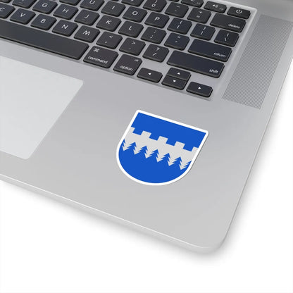 Kajaanin mlk.vaakuna (Finland) (Coat of Arms) STICKER Vinyl Kiss-Cut Decal - The Sticker Space