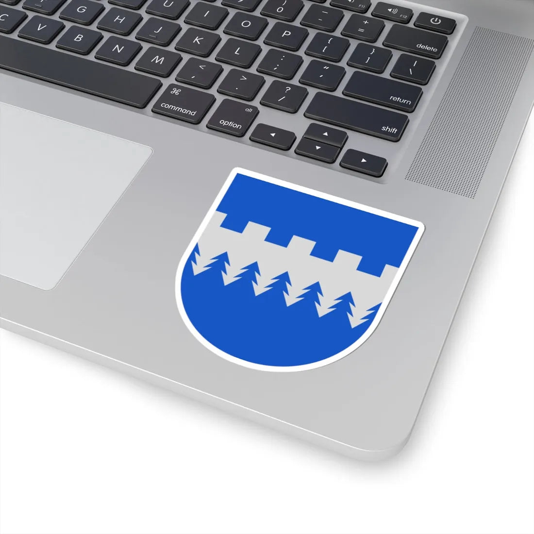 Kajaanin mlk.vaakuna (Finland) (Coat of Arms) STICKER Vinyl Kiss-Cut Decal - The Sticker Space