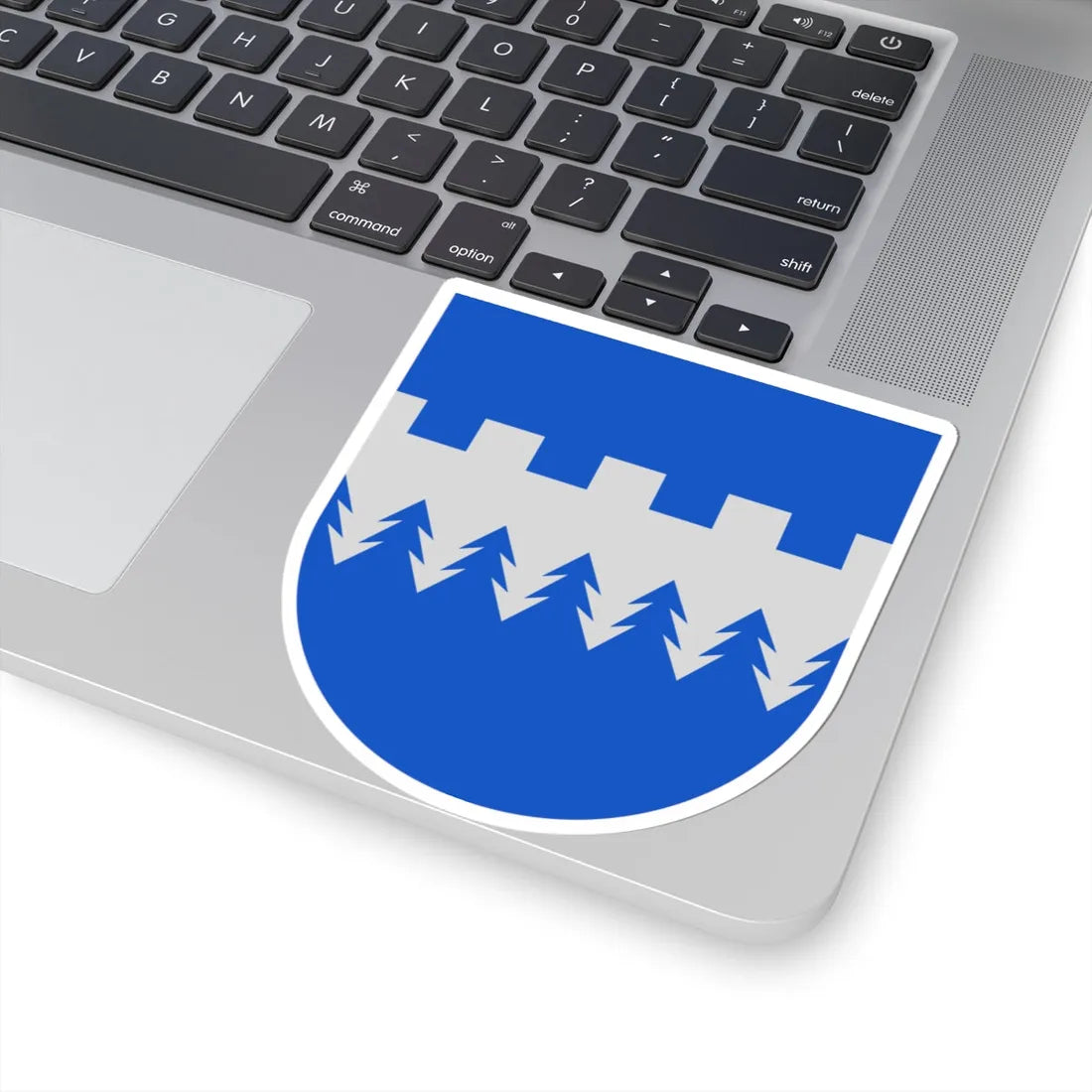 Kajaanin mlk.vaakuna (Finland) (Coat of Arms) STICKER Vinyl Kiss-Cut Decal - The Sticker Space