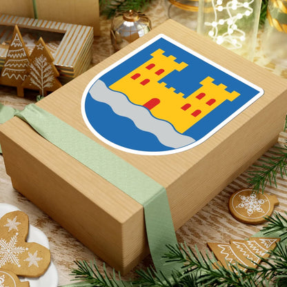 Kajaani.vaakuna (Finland) (Coat of Arms) STICKER Vinyl Kiss-Cut Decal - The Sticker Space