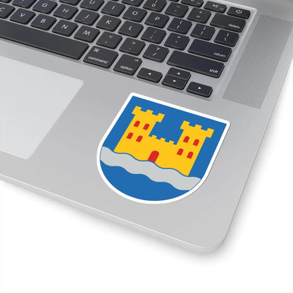 Kajaani.vaakuna (Finland) (Coat of Arms) STICKER Vinyl Kiss-Cut Decal - The Sticker Space