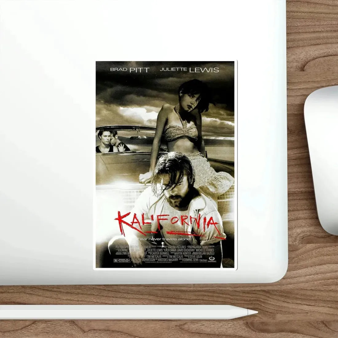 Kalifornia 1993 Movie Poster STICKER Vinyl Die-Cut Decal - The Sticker Space