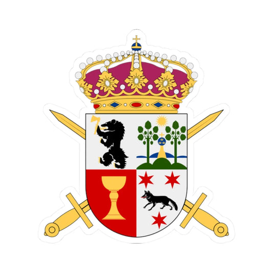 Kalix försvarsområde vapen (Sweden) (Coat of Arms) STICKER Vinyl Kiss-Cut Decal 2 Inch White - The Sticker Space