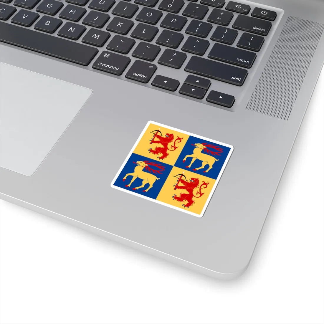 Kalmar lan vapenflagga (Sweden) STICKER Vinyl Kiss-Cut Decal - The Sticker Space