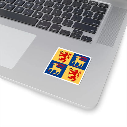 Kalmar lan vapenflagga (Sweden) STICKER Vinyl Kiss-Cut Decal - The Sticker Space