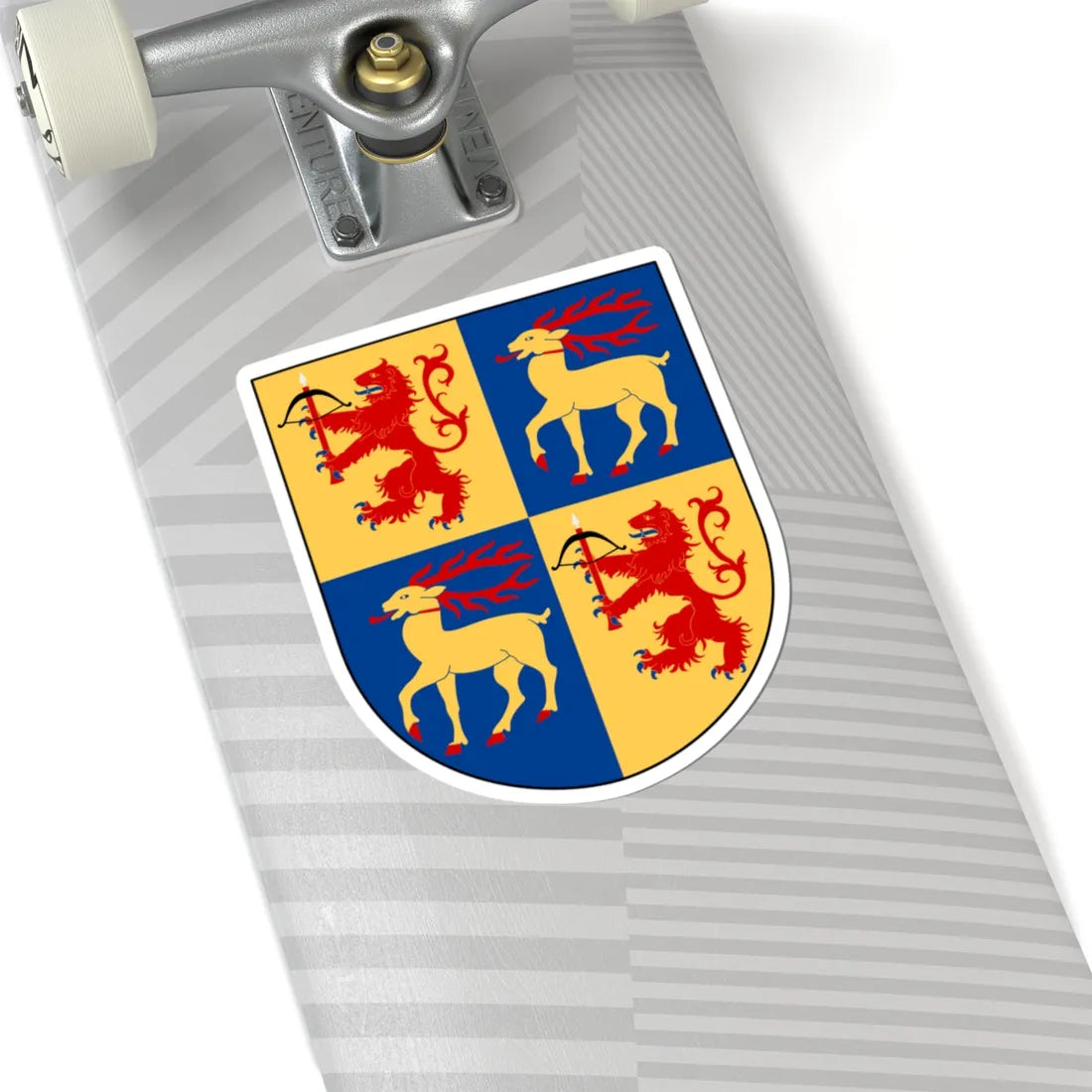 Kalmar län vapen (Sweden) (Coat of Arms) STICKER Vinyl Kiss-Cut Decal - The Sticker Space