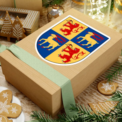 Kalmar län vapen (Sweden) (Coat of Arms) STICKER Vinyl Kiss-Cut Decal - The Sticker Space