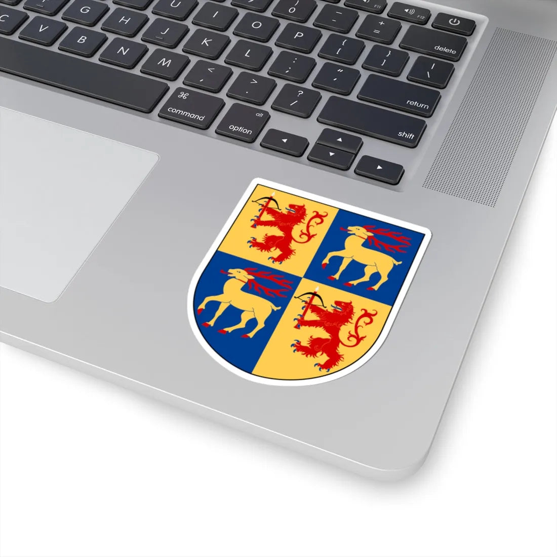 Kalmar län vapen (Sweden) (Coat of Arms) STICKER Vinyl Kiss-Cut Decal - The Sticker Space