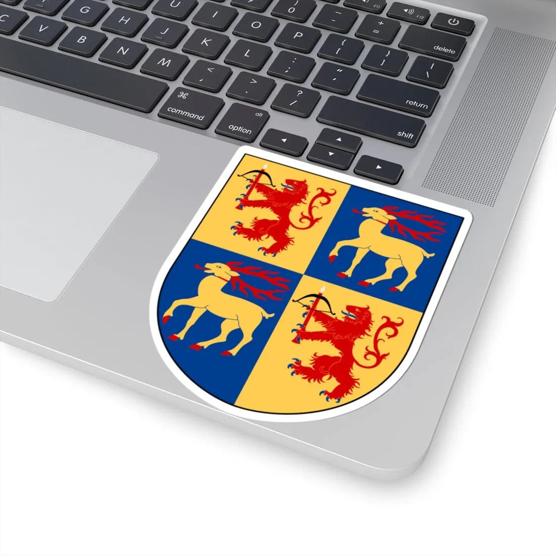 Kalmar län vapen (Sweden) (Coat of Arms) STICKER Vinyl Kiss-Cut Decal - The Sticker Space