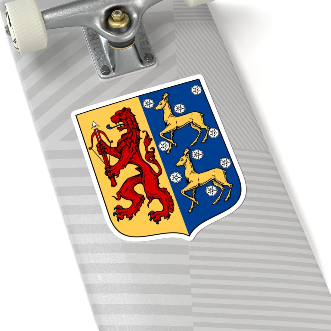 Kalmar läns vapen före 1944 (Sweden) (Coat of Arms) STICKER Vinyl Kiss-Cut Decal - The Sticker Space