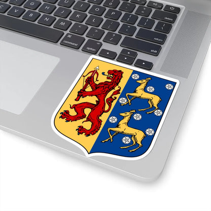 Kalmar läns vapen före 1944 (Sweden) (Coat of Arms) STICKER Vinyl Kiss-Cut Decal - The Sticker Space