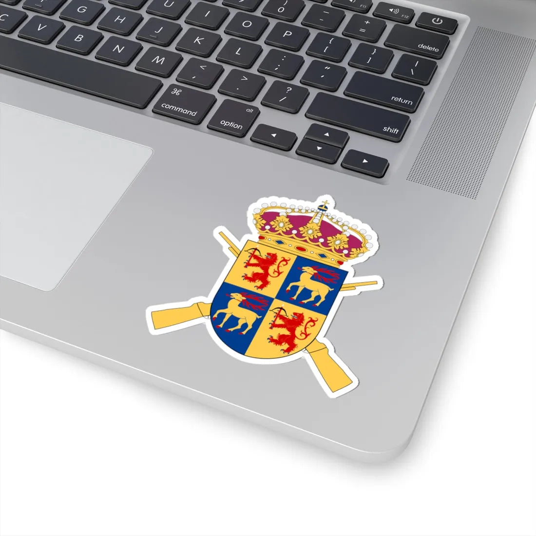 Kalmar regemente vapen (Sweden) (Coat of Arms) STICKER Vinyl Kiss-Cut Decal - The Sticker Space