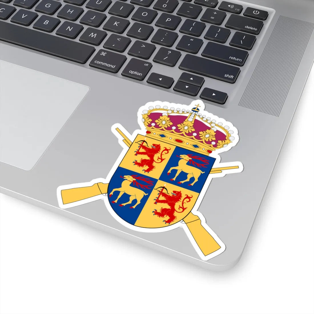 Kalmar regemente vapen (Sweden) (Coat of Arms) STICKER Vinyl Kiss-Cut Decal - The Sticker Space