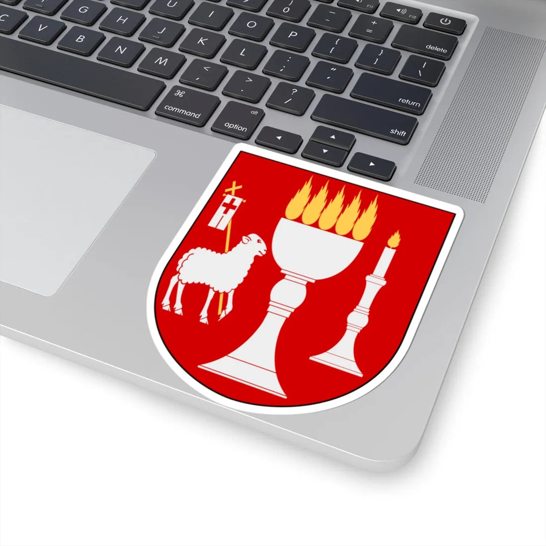 Kalmar stift vapen (Sweden) (Coat of Arms) STICKER Vinyl Kiss-Cut Decal - The Sticker Space