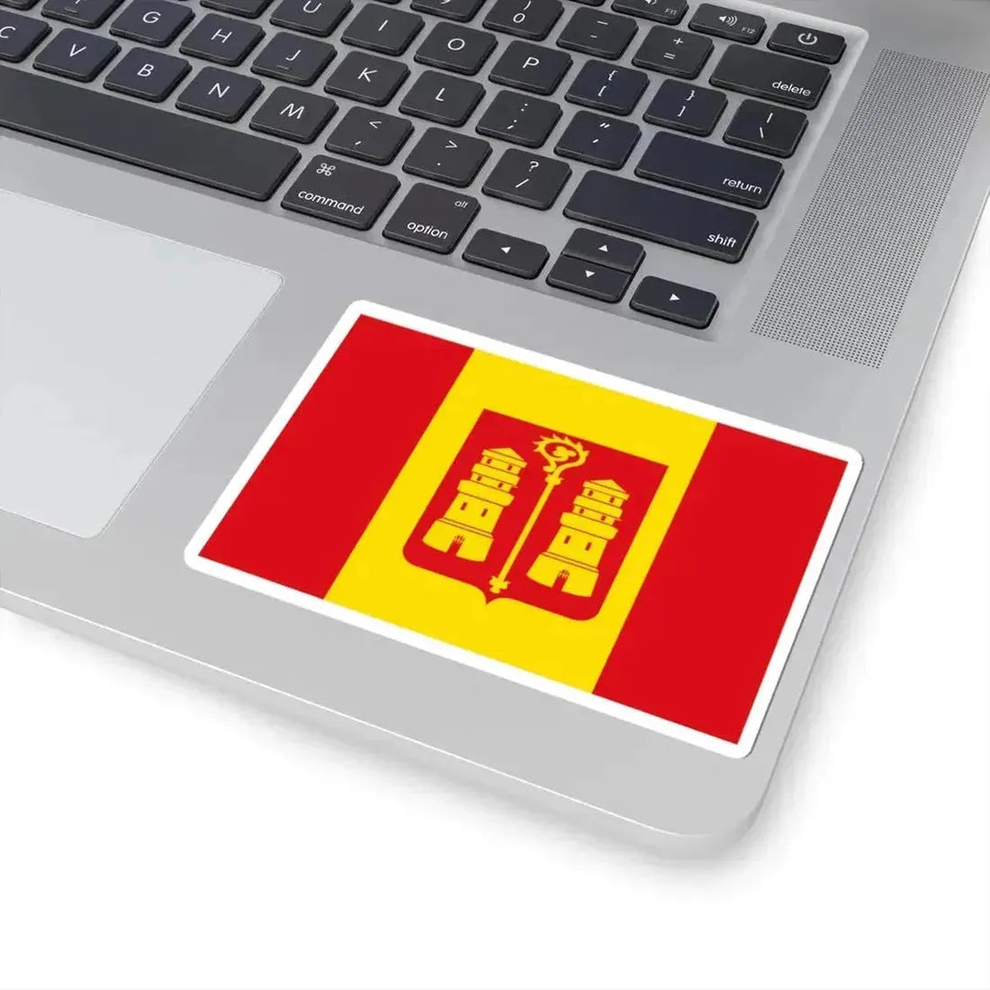 Kalmthout vlag (Belgium) STICKER Vinyl Kiss-Cut Decal - The Sticker Space