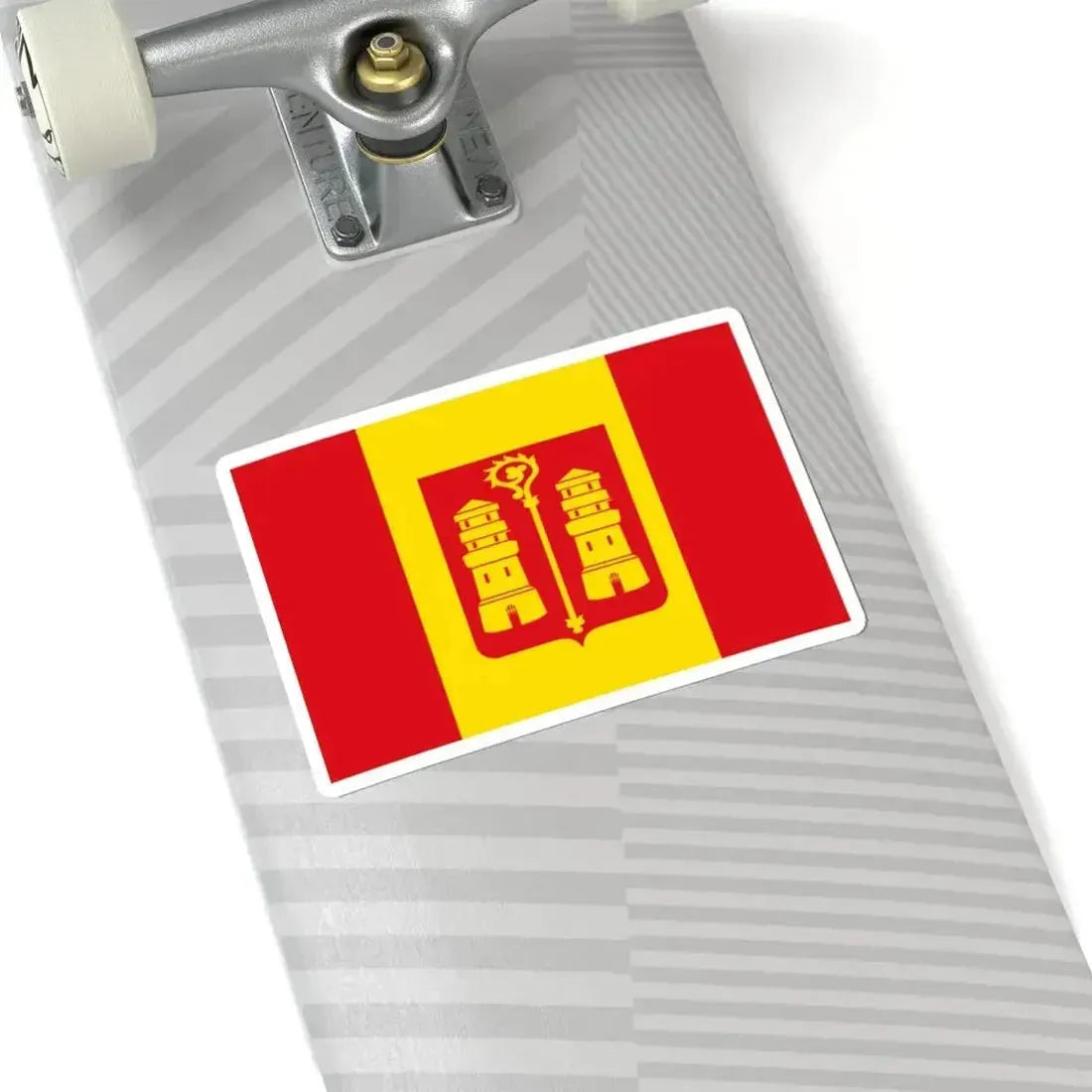 Kalmthout vlag (Belgium) STICKER Vinyl Kiss-Cut Decal - The Sticker Space