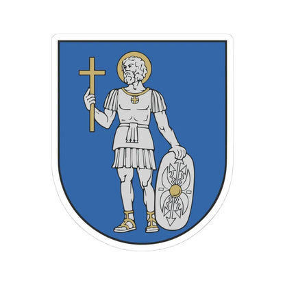 Kalnujų herbas (Lithuania) (Coat of Arms) STICKER Vinyl Kiss-Cut Decal 4 Inch White - The Sticker Space