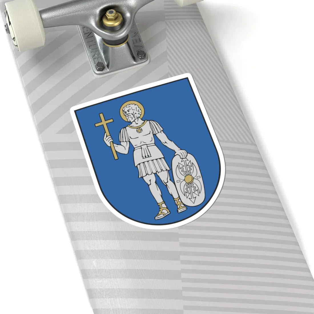 Kalnujų herbas (Lithuania) (Coat of Arms) STICKER Vinyl Kiss-Cut Decal - The Sticker Space