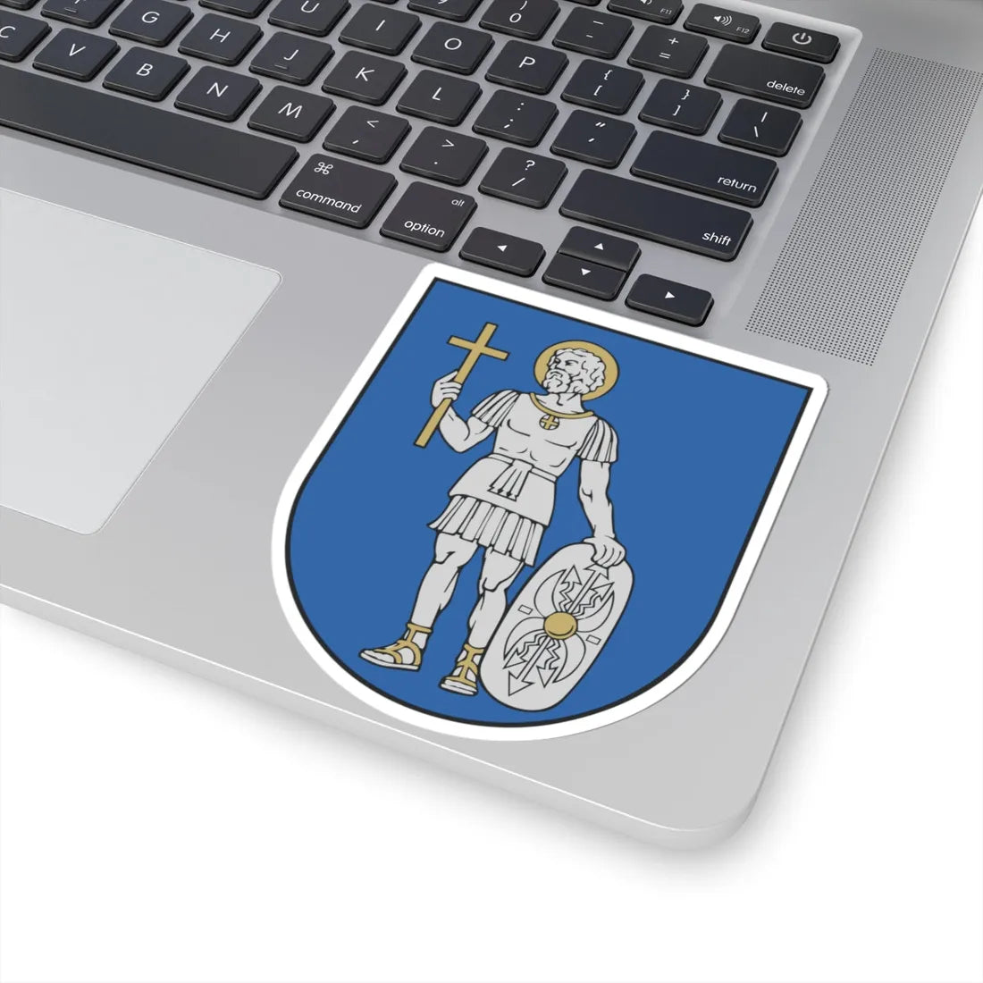 Kalnujų herbas (Lithuania) (Coat of Arms) STICKER Vinyl Kiss-Cut Decal - The Sticker Space
