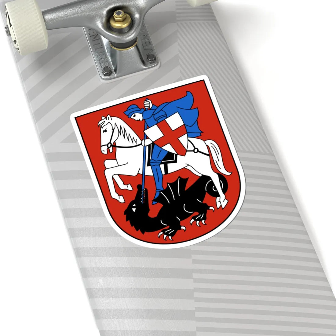 Kaltbrunn-blazon (Switzerland) (Coat of Arms) STICKER Vinyl Kiss-Cut Decal - The Sticker Space