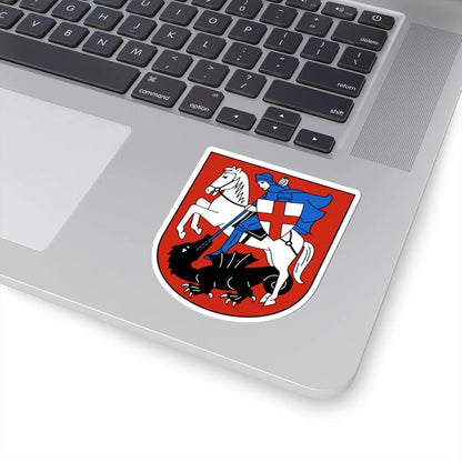 Kaltbrunn-blazon (Switzerland) (Coat of Arms) STICKER Vinyl Kiss-Cut Decal - The Sticker Space