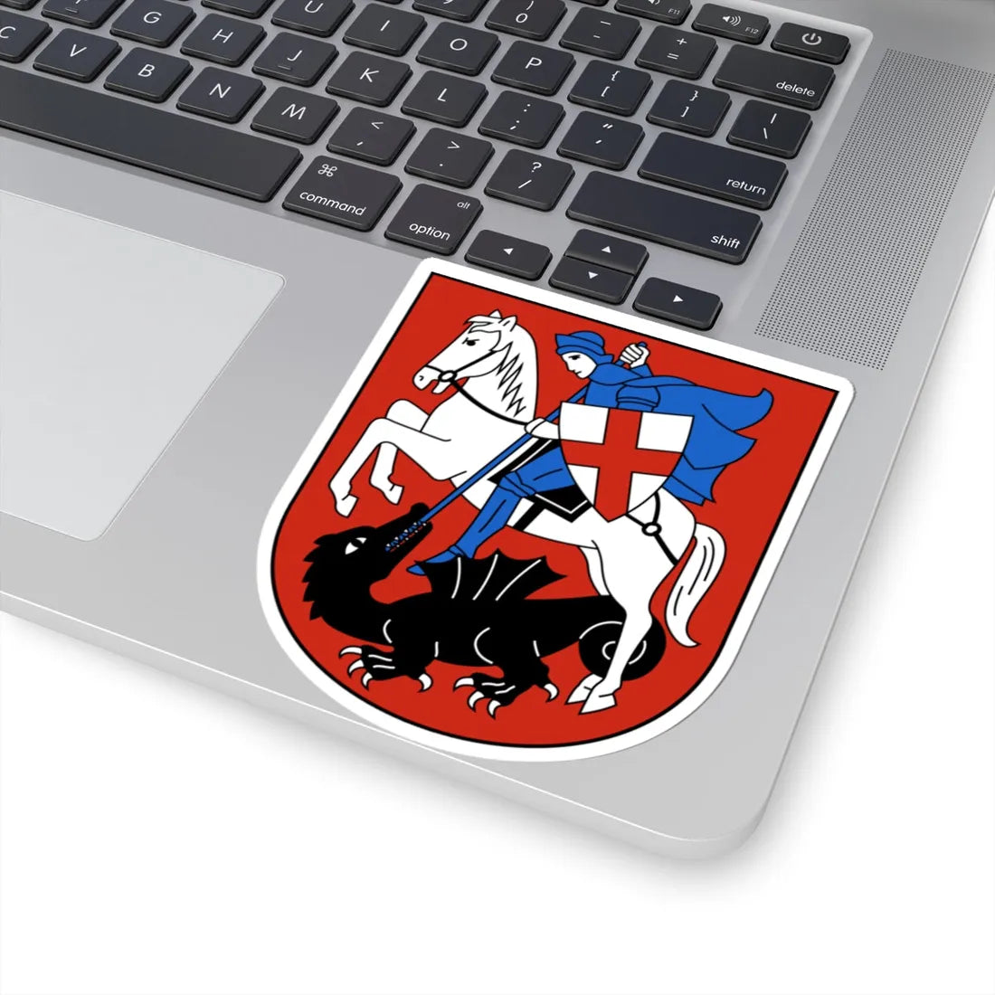 Kaltbrunn-blazon (Switzerland) (Coat of Arms) STICKER Vinyl Kiss-Cut Decal - The Sticker Space