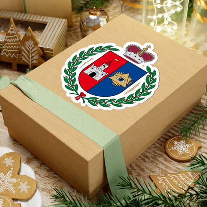 Kalvarija COA great (Lithuania) (Coat of Arms) STICKER Vinyl Kiss-Cut Decal - The Sticker Space