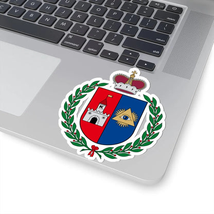 Kalvarija COA great (Lithuania) (Coat of Arms) STICKER Vinyl Kiss-Cut Decal - The Sticker Space