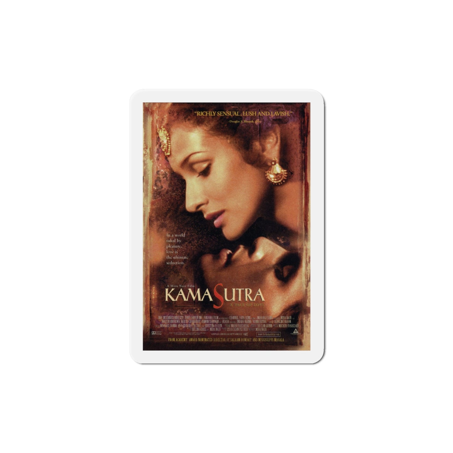 Kama Sutra A Tale Of Love 1997 2 Movie Poster Die-Cut Magnet-5" x 5"-The Sticker Space