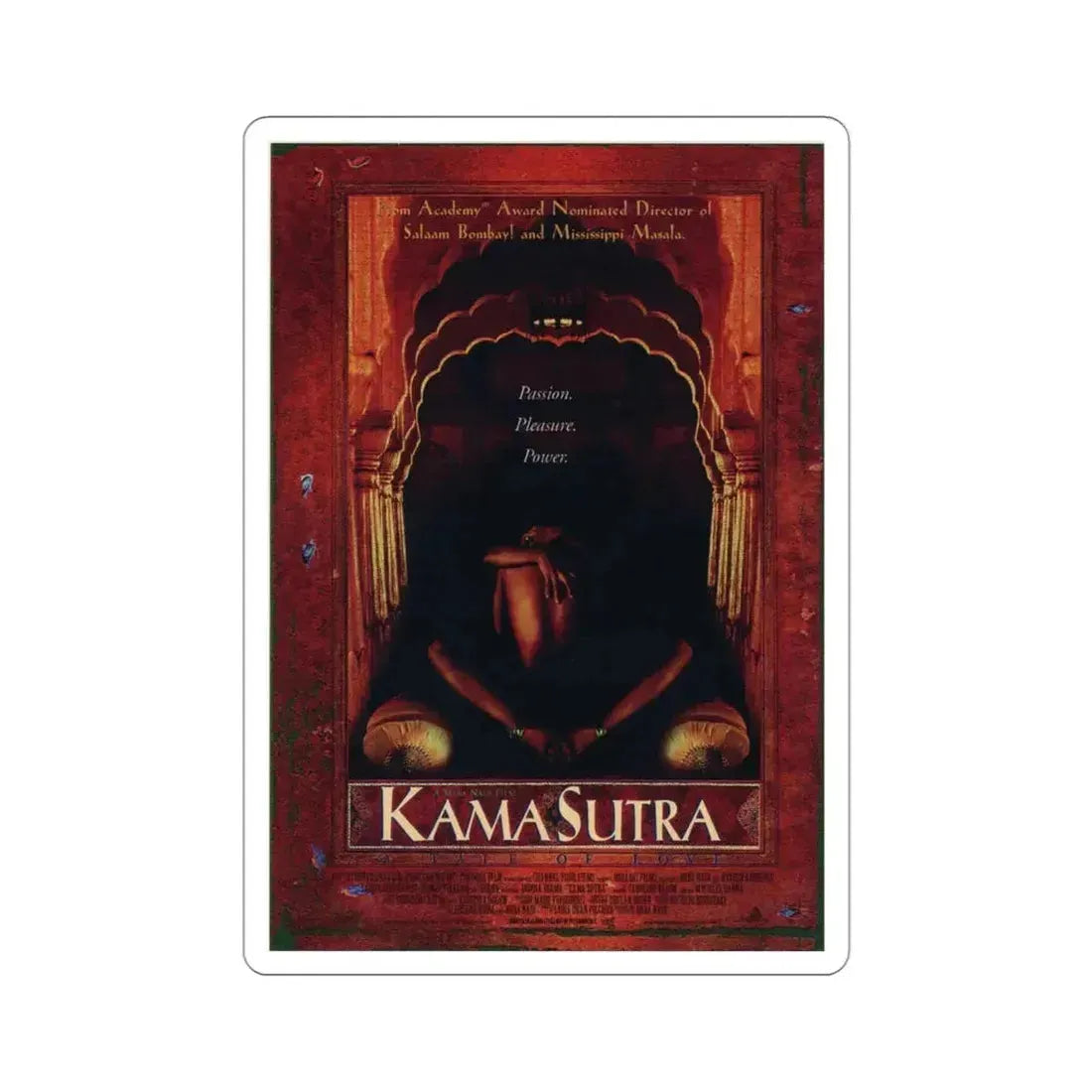 Kama Sutra A Tale Of Love 1997 Movie Poster STICKER Vinyl Die-Cut Decal 4 Inch - The Sticker Space