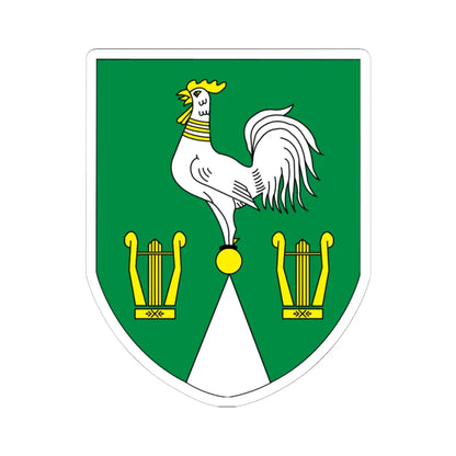 Kambja valla vapp (Estonia) (Coat of Arms) STICKER Vinyl Kiss-Cut Decal 6 Inch White - The Sticker Space