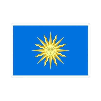 Kamjantec-Podilsky flag (Ukraine) STICKER Vinyl Kiss-Cut Decal 4 Inch White - The Sticker Space