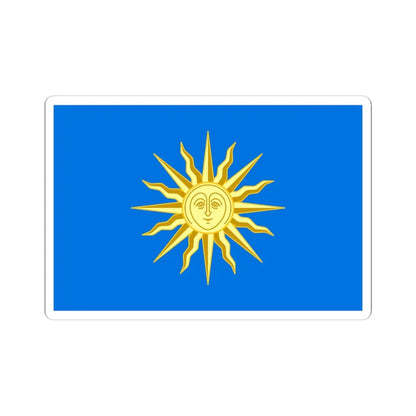 Kamjantec-Podilsky flag (Ukraine) STICKER Vinyl Kiss-Cut Decal 6 Inch White - The Sticker Space
