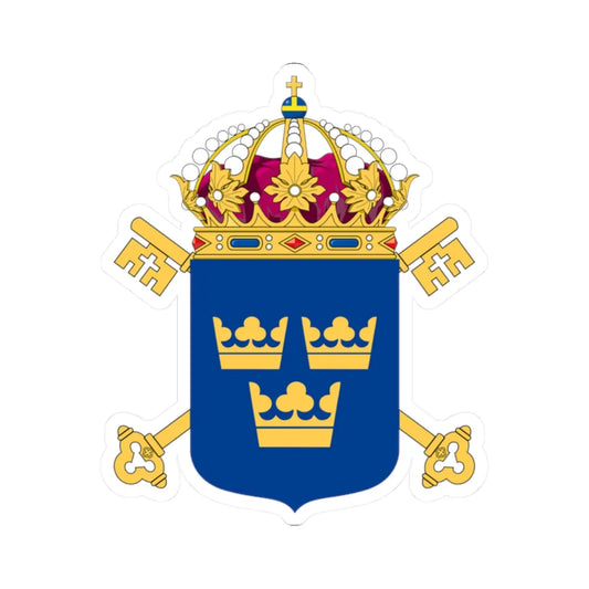 Kammarkollegiet vapen bra (Sweden) (Coat of Arms) STICKER Vinyl Kiss-Cut Decal 2 Inch White - The Sticker Space