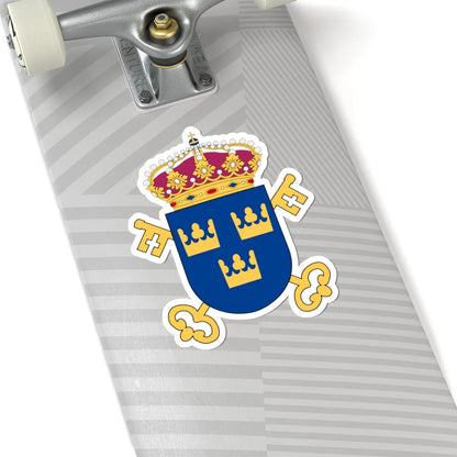 Kammarkollegiet vapen (Sweden) (Coat of Arms) STICKER Vinyl Kiss-Cut Decal - The Sticker Space