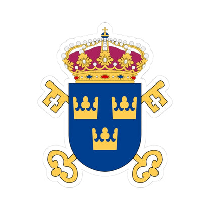 Kammarkollegiet vapen (Sweden) (Coat of Arms) STICKER Vinyl Kiss-Cut Decal - The Sticker Space