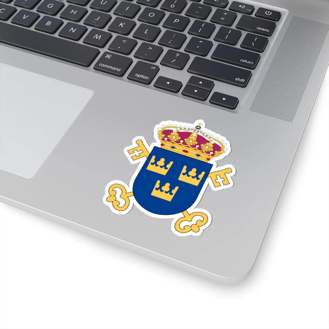 Kammarkollegiet vapen (Sweden) (Coat of Arms) STICKER Vinyl Kiss-Cut Decal - The Sticker Space