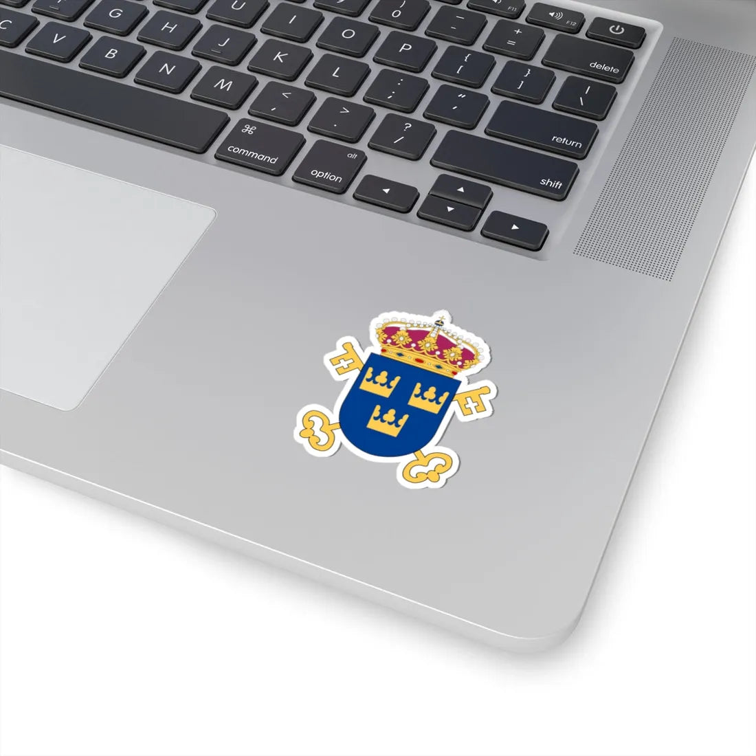 Kammarkollegiet vapen (Sweden) (Coat of Arms) STICKER Vinyl Kiss-Cut Decal - The Sticker Space