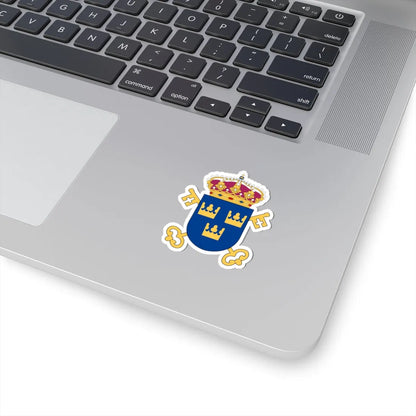 Kammarkollegiet vapen (Sweden) (Coat of Arms) STICKER Vinyl Kiss-Cut Decal - The Sticker Space